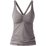 prAna Women's Aelyn D-Cup Tankini Top, Moonrock, 32D/X-Small