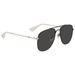 Gucci Grey Aviator Men's Sunglasses GG0514S00157