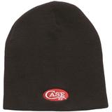 Case xx Embroidered Case Logo Black Knit Beanie Hat