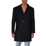 Calvin Klein Mens Wool Blend Slim Fit Coat