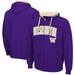 Washington Huskies Colosseum Big & Tall Full-Zip Hoodie - Purple