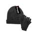DG Hill Mens Hats and Gloves, 3M Thinsulate Fleece Linings, Winter Hats with Winter Gloves