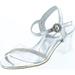 Forever Womens Sui-08 Lucite Clear Strappy Block Chunky High Heel Open Peep Toe Sandal