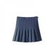 Popvcly High Waist Skirt Spring Skirt Women High Waist Pleated Skirts Harajuku Skirts Solid A-line Sailor Skirt School Uniform Mini Skirt Shorts