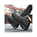 Snug Mens Breathable Walking Tennis Running Shoes Blade Slip on Casual Fashion Sneakers