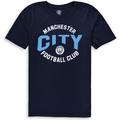 Manchester City Youth Goal Side Performance T-Shirt - Navy