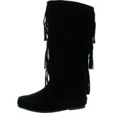 Pierre Dumas Womens Apache-4 Fringe Moccasin Fashion Boots