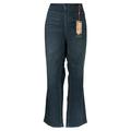 Laurie Felt Women's Petite Jeans 2XP Silky Pull-On Baby-Bell Jeans Blue A355005