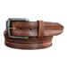 Vintage Bison Western Belt Mens Billings Grooved Tonal Stitching 64094