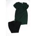 Pre-ownedCalvin Klein Womens Solid Dress Pants Sheath Dress Green Black Size 22 Lot 2