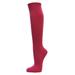 Couver Cotton Plain Fashion Casual Ladies / Girls Cute Knee High Socks, Hot Pink Medium