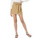 Allegra K Junior's A-Line Polka Dots Elastic High Waist Mini Skirts