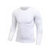 Uccdo Men's Long Sleeve Compression Baselayer Body Under Athletic Running Training Gym Tight Sports Tops Shirt