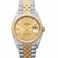 Rolex Datejust 36 Automatic Champagne Dial 18K Yellow Gold Jubilee Men's Watch 126233-0015