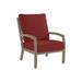 Tropitone Muirlands Patio Chair w/ Cushions in Red/Brown | 39.5 H x 27.5 W x 33 D in | Wayfair 612011_MOA_Canvas Henna