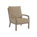 Tropitone Muirlands Patio Chair w/ Cushions in Brown | 39.5 H x 27.5 W x 33 D in | Wayfair 612011_MOA_Dupione Sand