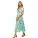 Women Elegant V Neck Cross-border Spring & Mid Sunny Season Original Designed Dress