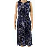 Lauren By Ralph Lauren NEW Blue Womens Size 2P Petite Sheath Dress