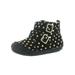 Stride Rite Girls Vera Metallic Dotted Ankle Boots