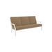 Tropitone Marconi 78" Wide Outdoor Patio Sofa w/ Cushions Metal/Rust - Resistant Metal/Sunbrella® Fabric Included in Gray/White | Wayfair
