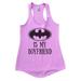 Womens Flowy Tank Top "Batman Is My Boyfriend" Batman Tank Top Gift Small, Lilac