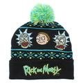 Bioworld Adult Swim Rick And Morty Magic Jacquard Pom Beanie Hat