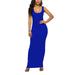 Avamo Womens Basic Tank Bodycon Sleeveless Dress Solid Casual Long Dress Summer Pencil Dresses