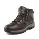 NORTIV 8 Mens Waterproof Lightweight Trekking Boots Mid Outdoor Hiking Backpacking Shoes Work Boots MACK_02 BROWN Size 7.5