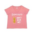 Inktastic Entomologists Bug White Text Adult Women's Plus Size V-Neck Female Mauve 1X