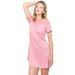 Women's Mesh-Trim Short Sleeve Dress