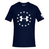Under Armour Men's Athletic UA Freedom Logo T-Shirt Short Sleeve Tee 1333351