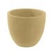 Vondom Cuenco Resin Pot Planter Plastic in Brown | 10.25 H x 11.75 W x 11.75 D in | Wayfair 40730-BEIGE