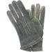 Handschuhe Wien Men's Navy With White Stitch Goat Leather Gloves - L(8)