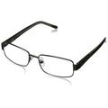 foster grant wes men's multifocus glasses, gunmetal, 2