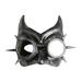 Western Fashion 69116-SIL Devil Mask with Spike Goggles & Horns, Silver