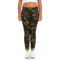 CG JEANS Juniors Army Camo Camouflage Skinny Ladies Stretch Joggers, Cargo, 9