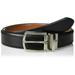 Men's Classic Solid Reversible Adjustable Leather Combo Stitched Dress Belt