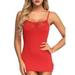 Junior One Piece Adjustable Layers Solid Pattern Lingerie