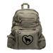 Heart dog puppy Heavyweight Canvas Backpack Bag