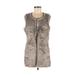 Pre-Owned Simply Vera Vera Wang Women's Size M Faux Fur Vest