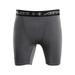 under armour men's heatgear armour compression shorts mid, carbon heather (090)/black, small