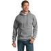 Port & Co Adult Male Men Plain Long Sleeves Sweatshirt Athletic Hthr Medium