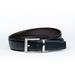 MKF Collection by Mia K. Ali Genuine Leather Reversible Belt