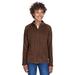 Ladies' Campus Microfleece Jacket - SPORT DARK BROWN - 3XL