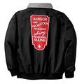 BAR Red and White Logo Embroidered Jacket Front and Rear Adult 4XL [84r]