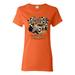 Lucky 13 Speed Shop Used But Not Used Up Cars and Trucks Womens Graphic T-Shirt, Orange, Large