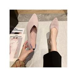 LUXUR - Ladies Women's Flat Pumps Shoes Slip On Ballet Elegant Ballerina Dolly Casual Shoes
