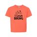 Inktastic I Love Biking Vintage Bike Fitness Teen Short Sleeve T-Shirt Unisex Retro Heather Coral XL