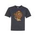 Inktastic Lion Teen Short Sleeve T-Shirt Unisex Retro Heather Black XL