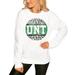 North Texas Mean Green Women's Scoop & Score Pullover Sweatshirt - White